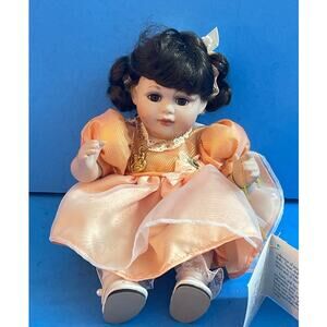 Vintage Marie Obmond mini porcelain doll Tiny Tots Baby Marie First Borthday